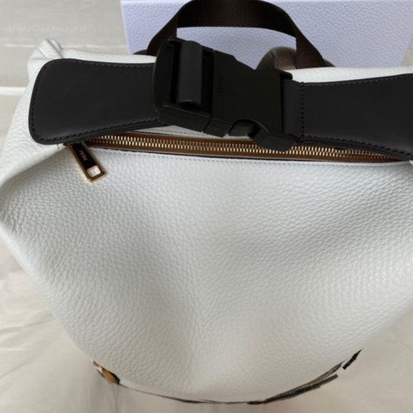 Fendi Roma 2019 White Leather Backpack main image 11
